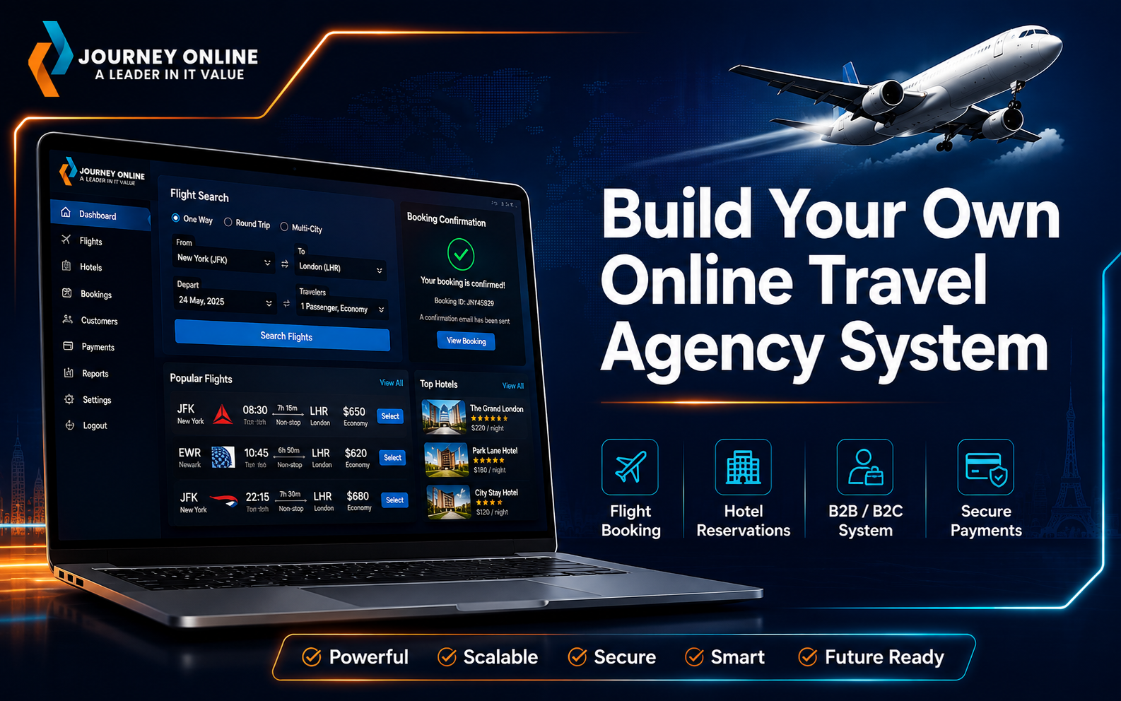 Build Your Own Online Travel Agency (OTA) System with Journey Online
